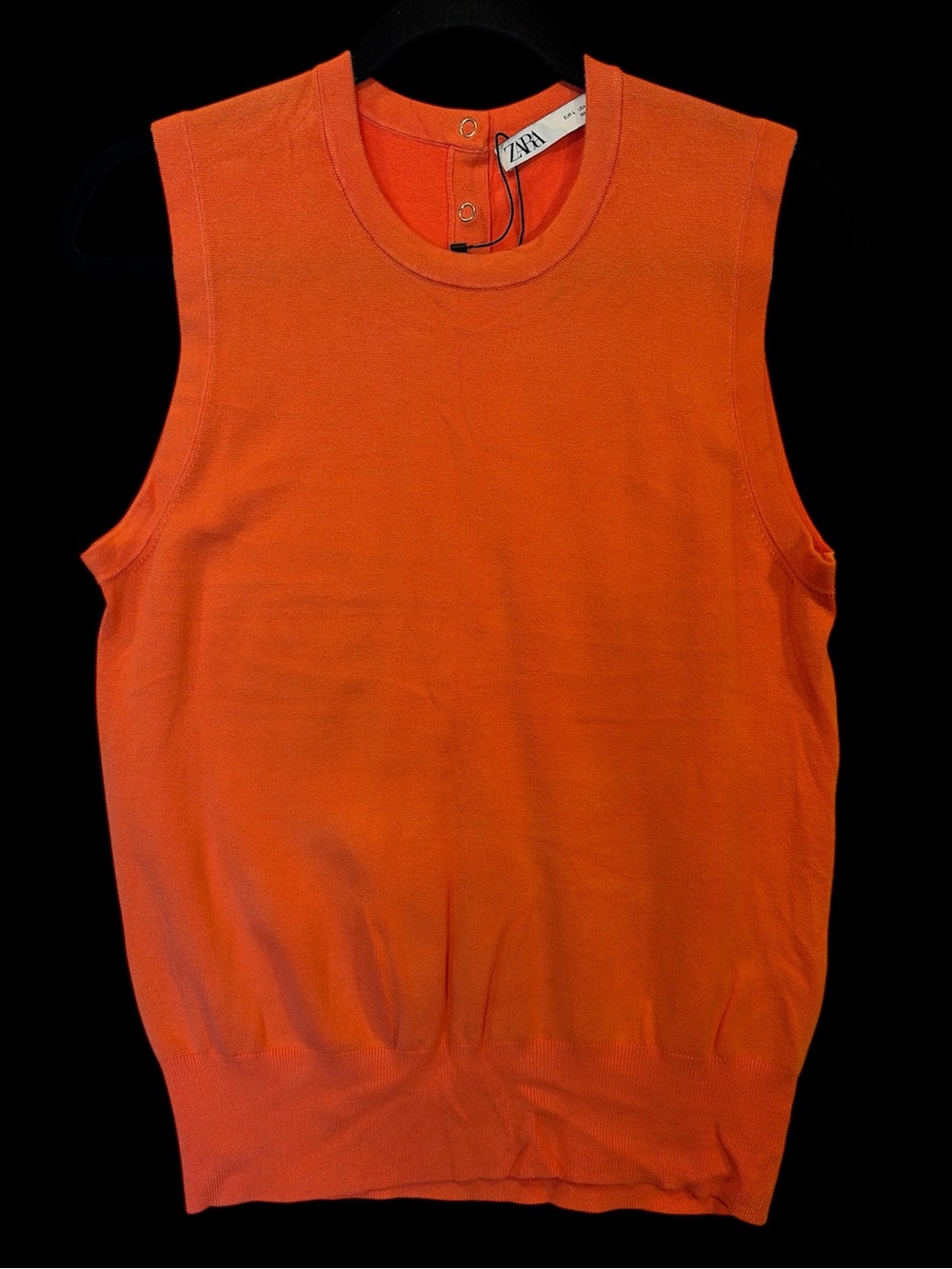NWOT Zara Sleeveless Top. Size Large